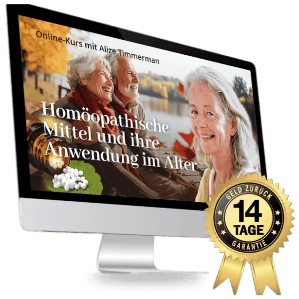 Mann und Frau Kursbild mit Alize lachen und Text