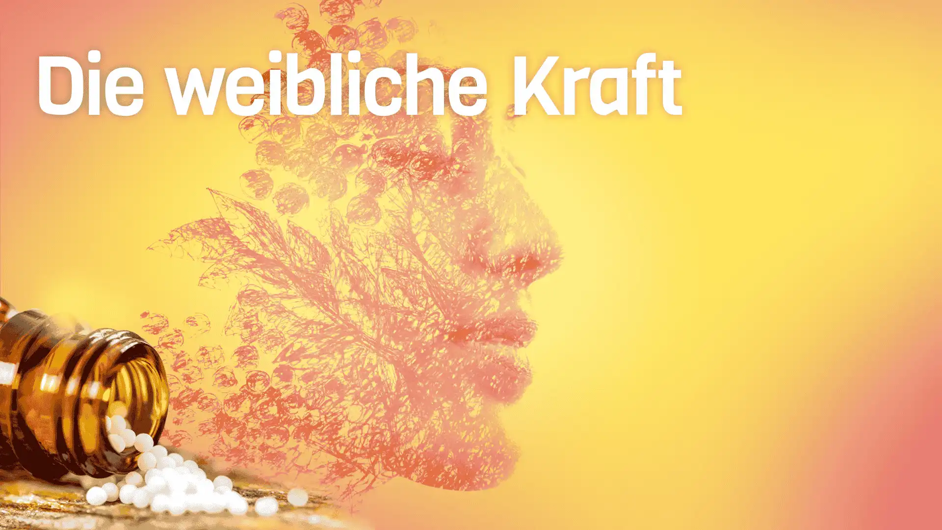 Gesicht skizziert und Globuli mit Text