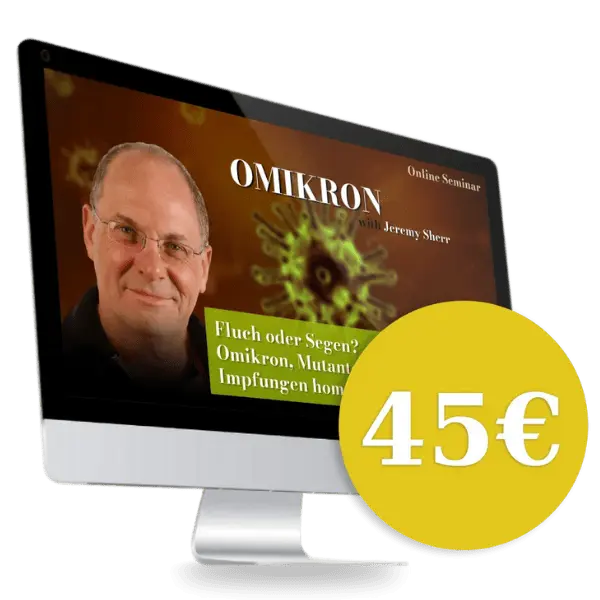 Virus grüne Grafik auf braunen Hintergrund mit Jeremy