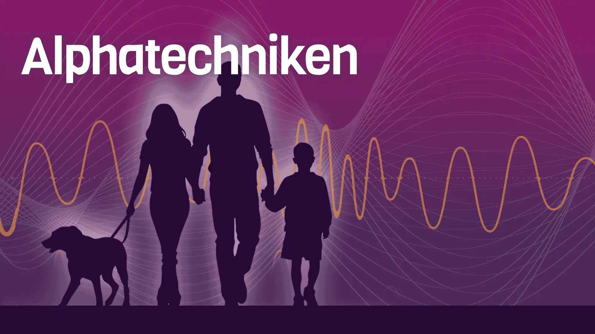 Konturenmännchen und Alphawellen und Text