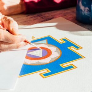 kopie von schwartz edelsteine yantra