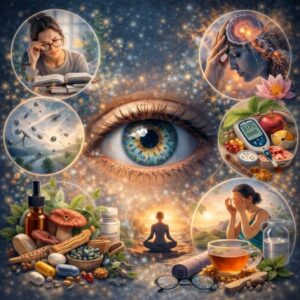 schwartz augen akute krankheit