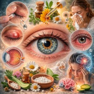 schwartz augen akute krankheiten