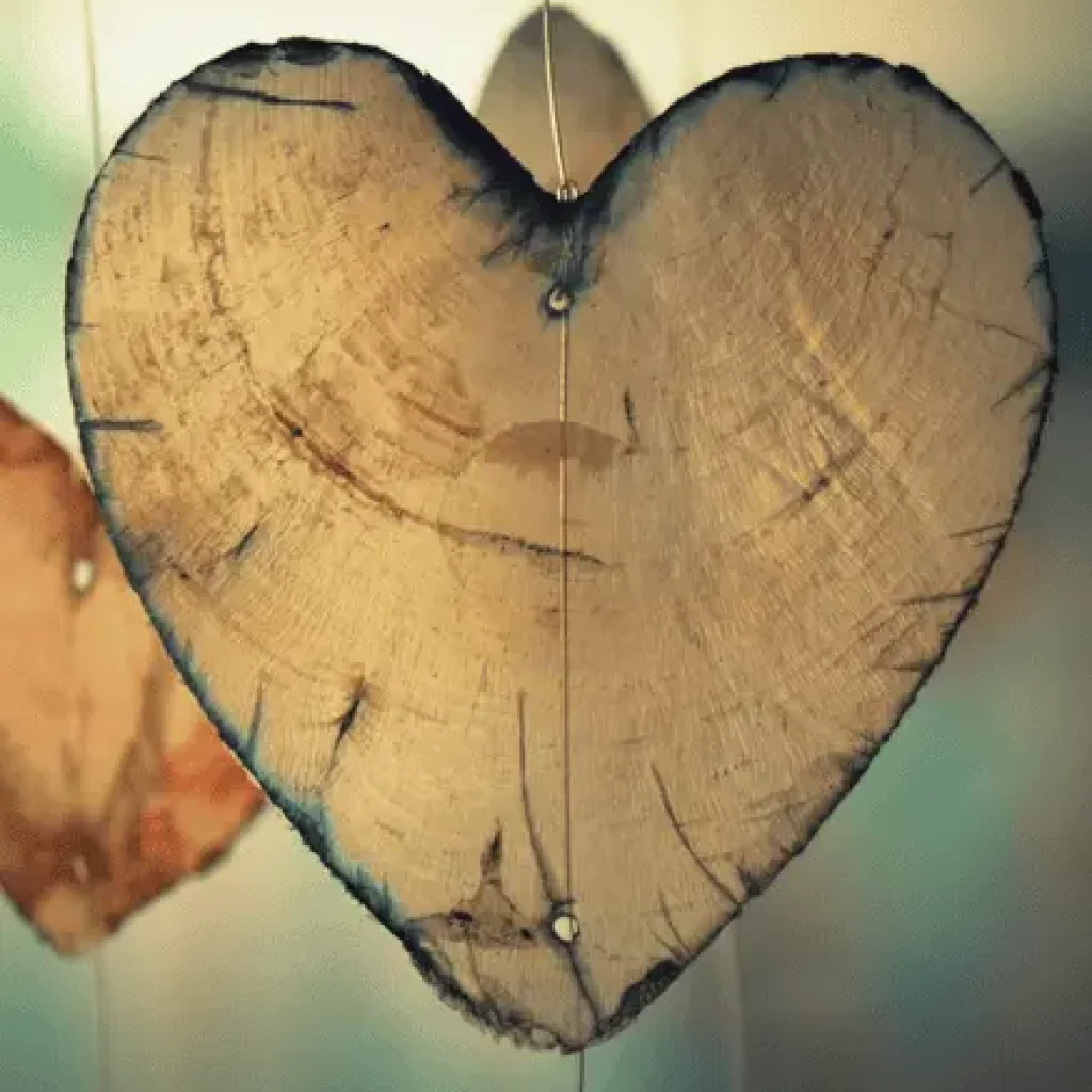 Alize Timmermann_Power Women – Heart Holz Herz aufgehängt an Schnur