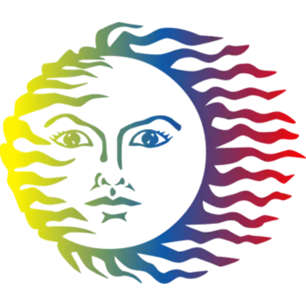 Sonnenschmidt_Lebensschule – Sun Sonne gezeichnet in verschiedenen Farben